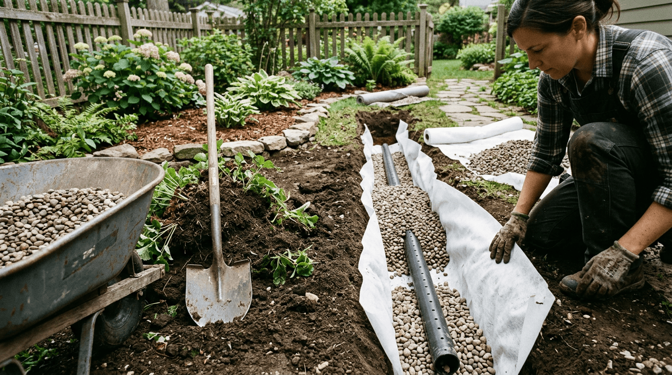 Tuindrainage aanleggen: wat werkt écht op jouw bodem?